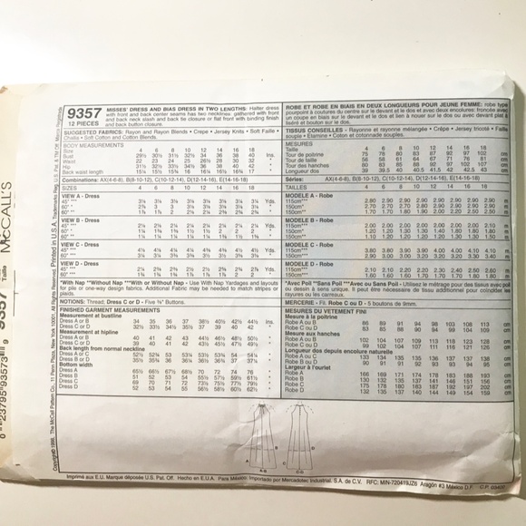 McCall's Dress Patterns - Picture 4 of 10